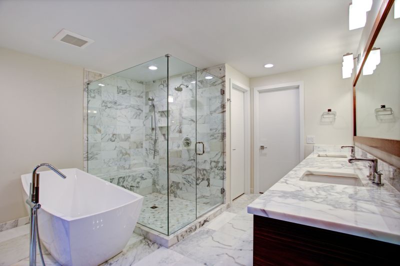 Wide Shower Areas